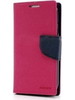 Θήκη Mercury Fancy Diary για Samsung G920 Galaxy S6 Flip Cover Hot Pink / Navy