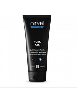 Nirvel Punk Styling Gel Μαλλιών Ανδρικό Δυνατό Κράτημα 250ml