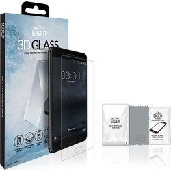 EIGER GLASS Full 3D Γυαλί προστασίας 9H 2.5D SCREEN Protector για Nokia 6 - ΔΙΑΦΑΝΟ - EGSP00134