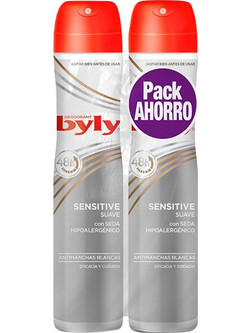 Byly Sensitive Αποσμητικό Spray 48h 2x200ml