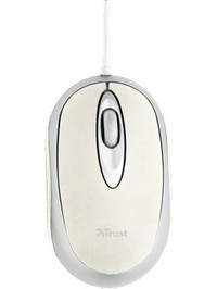 Trust 16147 Ενσύρματο Mini Ποντίκι White