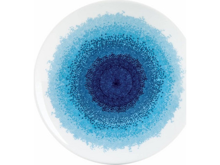 Ιωνία Πιάτο Φρούτου Πορσελάνης Apeiron Blue 20.5cm 3182152