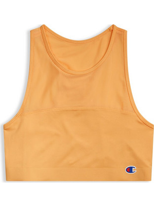 Champion Reverse Weave Αθλητικό Μπουστάκι με Μέτρια Στήριξη Πορτοκαλί 110452-YS029