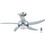 Primo PRCF-80282 Ανεμιστήρας Οροφής 110cm 55W με Φως & Τηλεχειριστήριο Ασημί