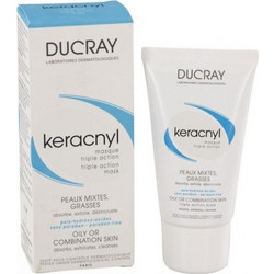 Ducray Keracnyl Masque Κρεμώδης Μάσκα Προσώπου για Ακμή 40ml