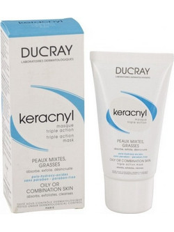 Ducray Keracnyl Masque Κρεμώδης Μάσκα Προσώπου για Ακμή 40ml