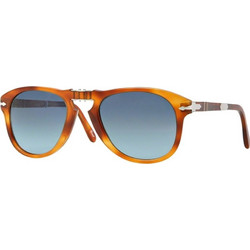 Persol 0714 96/33 Γυαλιά Ηλίου Aviator Κοκάλινα Μαύρα με Μαύρο Degradee Φακό