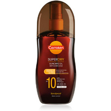 Carroten SuperDry Αδιάβροχο Λάδι Μαυρίσματος Σώματος SPF10 125ml