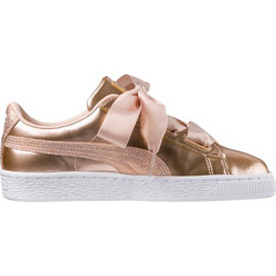 Puma Basket Heart Lunar Lux Παιδικά Sneakers Χρυσά 365993-02