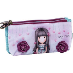Santoro Gorjuss Rosebud Κασετίνα με 2 Θήκες Λιλά 197371