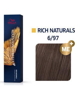 Wella Koleston Perfect Me+ Rich Naturals 6/97 Ξανθό Σκούρο Φυμέ Καφέ Μόνιμη Βαφή Μαλλιών 60ml