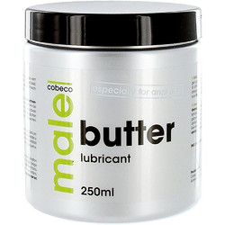 Cobeco Pharma Male Butter Lube Λιπαντική Κρέμα Κόλπου & Πρωκτού 250ml