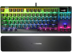 SteelSeries Apex 7 TKL Μηχανικό Gaming Πληκτρολόγιο TenKeyLess με Steelseries Red Διακόπτες RGB Grey