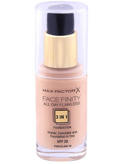Max Factor Facefinity All Day Flawless 3 In 1 10 Fair Porcelain Liquid Foundation 30ml