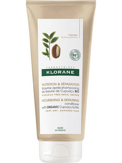 Klorane Cupuacu Nourishing & Repairing Φυτικό Conditioner για Επανόρθωση για Ξηρά & Ταλαιπωρημένα Μαλλιά 200ml