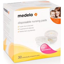 Medela Safe & Dry Επιθέματα Στήθους 30τμχ