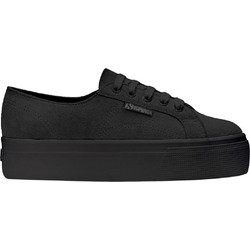 Superga 2790-Suelngcot Γυναικεία Sneakers Flatforms Μαύρα S111EBW-F90