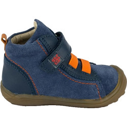 Garvalin Παιδικά Μποτάκια Navy Μπλε Suede με Σκρατς 171304