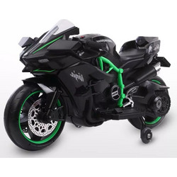 Cangaroo Moni Ninja Duo Ηλεκτροκίνητο Παιδικό Μηχανάκι 12V Μαύρο