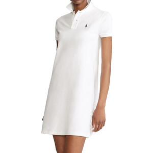 Polo Ralph Lauren Mini Καλοκαιρινό Καθημερινό Φόρεμα Λευκό 211799490017 Polo Ralph Lauren Mini Καλοκαιρινό Καθημερινό Φόρεμα Λευκό 211799490017