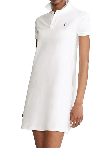 Polo Ralph Lauren Mini Καλοκαιρινό Καθημερινό Φόρεμα Λευκό 211799490-017