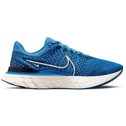 Nike React Infinity Run Flyknit 3 Ανδρικά Αθλητικά Παπούτσια για Τρέξιμο Royal Blue DH5392-400
