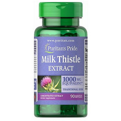 Puritan's Pride Milk Thistle Extract 90 Μαλακές Κάψουλες