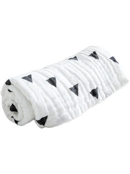 Nima Home Swaddles Razzle Κουβέρτα Αγκαλιάς Πικέ 75x110 Λευκή Γκρι