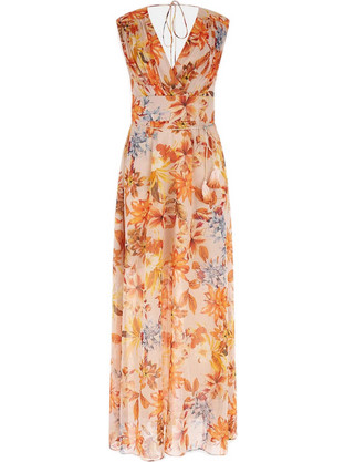 Guess Gilda Maxi Καλοκαιρινό Καθημερινό Φόρεμα Floral Πολύχρωμο W3GK60WDW52-P31X
