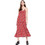 Funky Buddha Midi Καλοκαιρινό Καθημερινό Φόρεμα Floral Πολύχρωμο FBL007-145-13