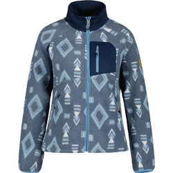 Icepeak Millstadten Γυναικεία Ζακέτα Fleece Κοντή με Φερμουάρ Μπλε 454869634-392