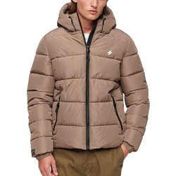 Superdry Ανδρικό Μπουφάν Χειμωνιάτικο Puffer Μπεζ M5011827A-8KO