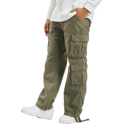 Brandit Ανδρικό Παντελόνι Cargo Joggers Κανονική Εφαρμογή Χακί 1003