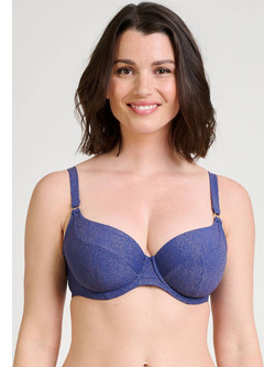 Sans Complexe Bikini Top με Ενίσχυση Μπλε 78AAH72