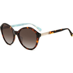Kate Spade Jezebelgs 086F Γυναικεία Γυαλιά Ηλίου Στρογγυλά Κοκάλινα Ταρταρούγα με Μαύρο Degradee Φακό