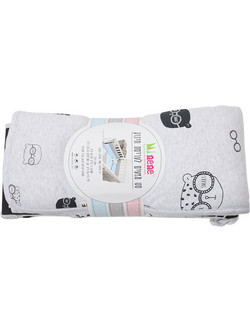 Minene Bear Σετ Κούνιας Grey 3τμχ