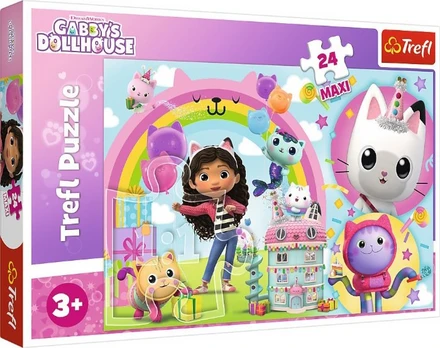 Παιδικό Puzzle Trefl Maxi Gabby's Dollhouse 24 Κομμάτια | BestPrice.gr