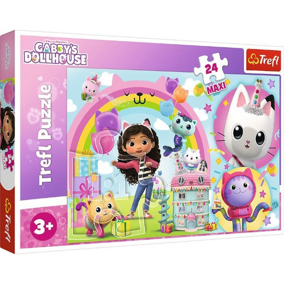 Παιδικό Puzzle Trefl Maxi Gabby's Dollhouse 24 Κομμάτια | BestPrice.gr