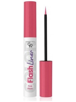 Golden Rose Flash Liner 105 Pink Blaze Colored Πινέλο Eyeliner
