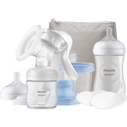 Philips Avent Μονό Χειροκίνητο Θήλαστρο Χωρίς BPA 260ml SCF430/16 + Αξεσουάρ Θηλασμού