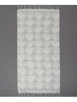 Pestemal sf07 Πετσέτα Θαλάσσης Γκρι 90x180cm