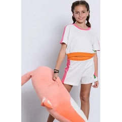 BodyTalk Παιδικό Crop Top Κοντομάνικο Λευκό 1241-705727-00211