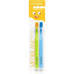 Mediblanc Ultra Soft Παιδικές Οδοντόβουρτσες 2τμχ Πράσινη Μπλε