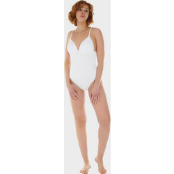 Gsecret Ολόσωμο Μαγιό με Ενίσχυση Λευκό C9348-26943