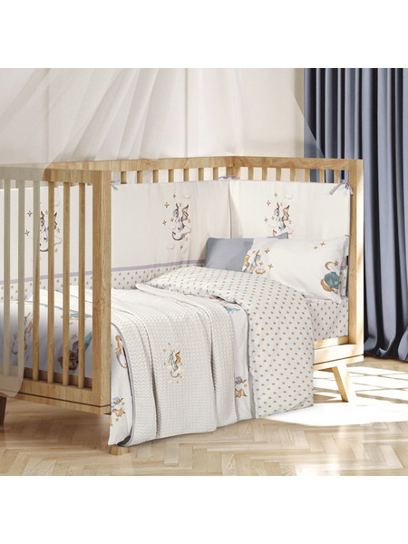 Greenwich Polo Club 8840 Κουβέρτα Αγκαλιάς Πικέ 75x110 Γκρι Λευκή