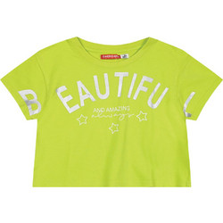 Energiers Παιδικό Crop Top Κοντομάνικο Lime 16-224233-5