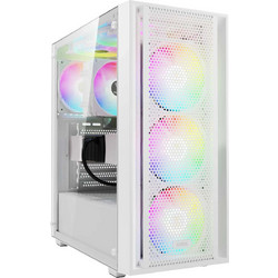 GAMDIAS Aura GC2 Elite White Gaming Midi Tower Κουτί Υπολογιστή RGB με Πλαϊνό Παράθυρο
