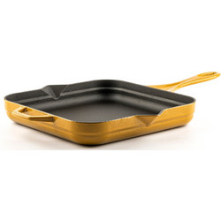 Hosse Kitchen Μαντεμένιο Τηγάνι Εμαγιέ Επίστρωση Τετράγωνο Dijon 28x28cm