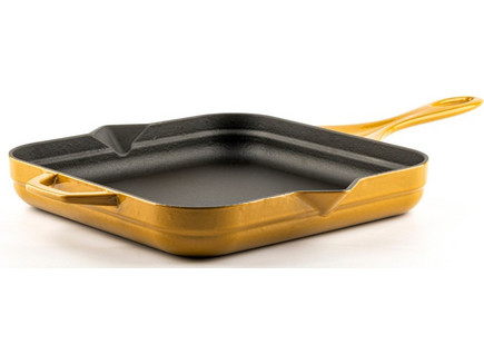 Hosse Kitchen Μαντεμένιο Τηγάνι Εμαγιέ Επίστρωση Τετράγωνο Dijon 28x28cm
