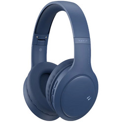 Havit H630BT Pro Ενσύρματα & Ασύρματα Bluetooth Ακουστικά Over Ear με Noise Canceling Μπλε